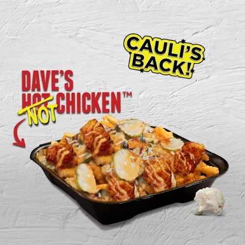 Home 30 large cauliflower top loaded fries
