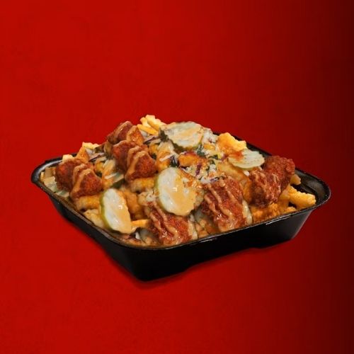 Home 29 large top loaded fries