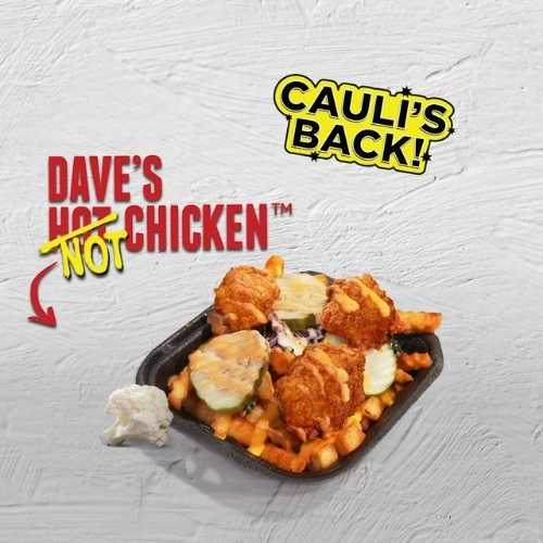 Home 26 small cauliflower top loaded fries